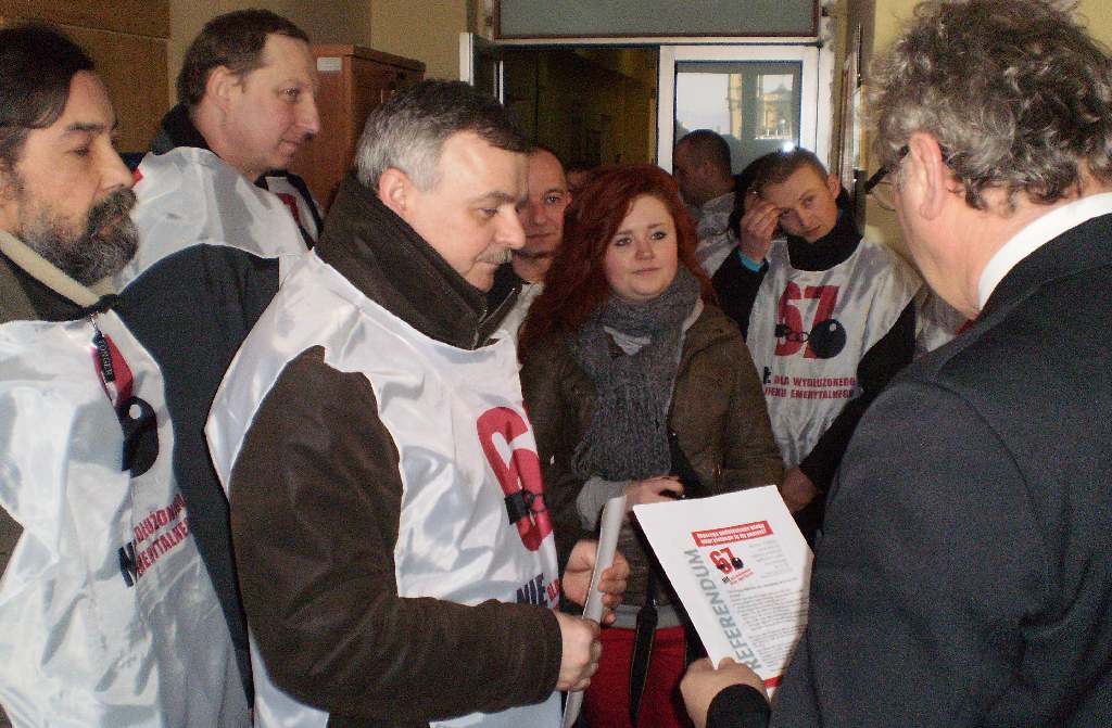 Związkowcy odwiedzili legnickie biura poselskie