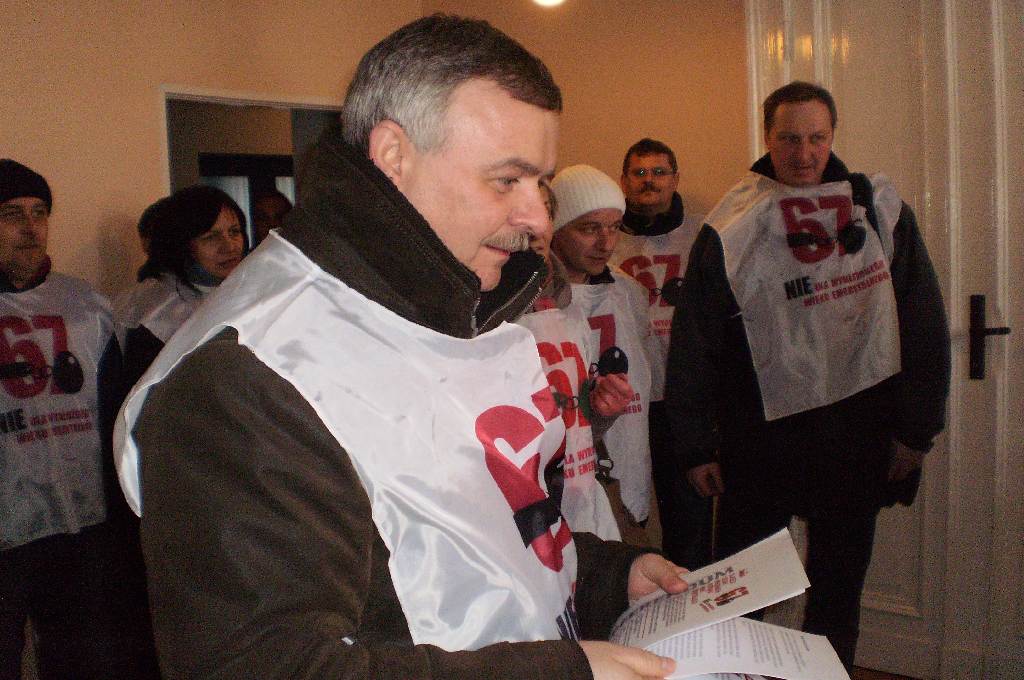 Związkowcy odwiedzili legnickie biura poselskie