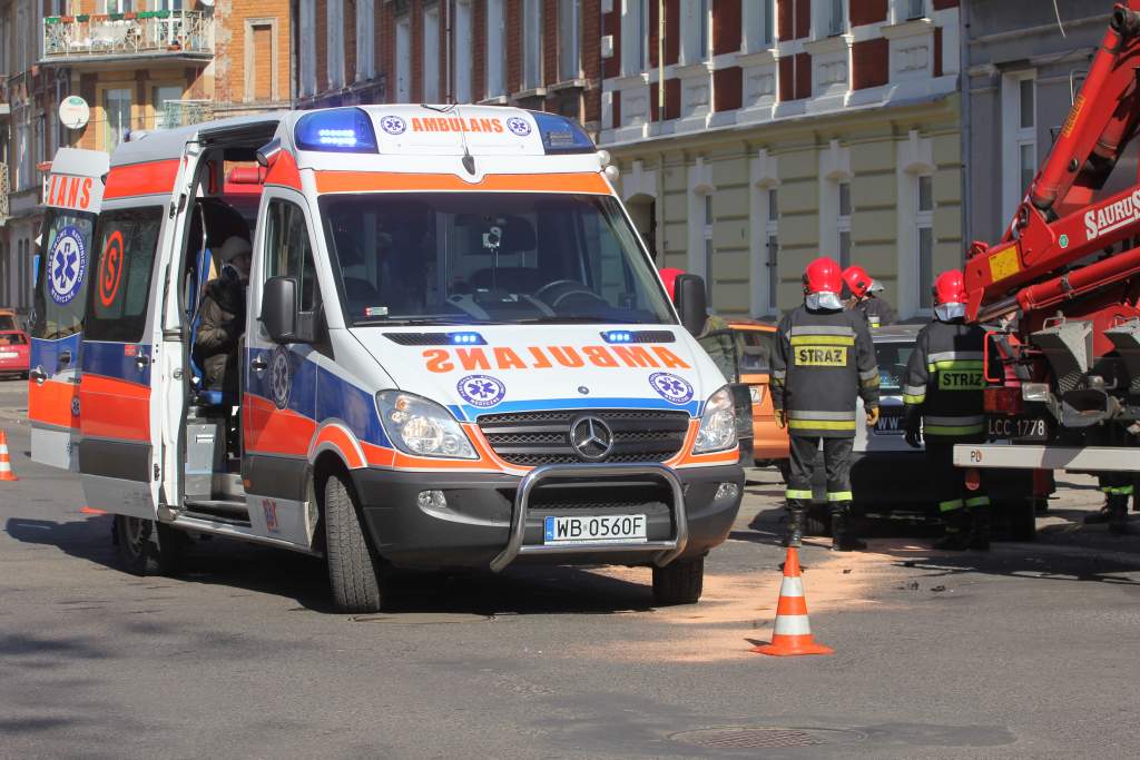 Wypadek na ulicy Hutników