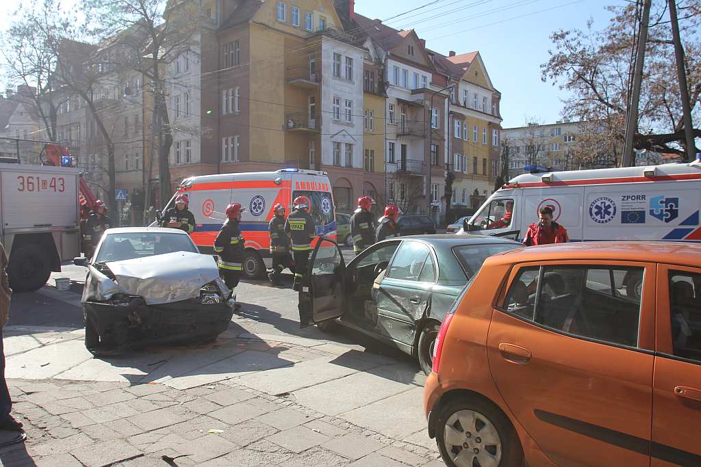 Wypadek na ulicy Hutników