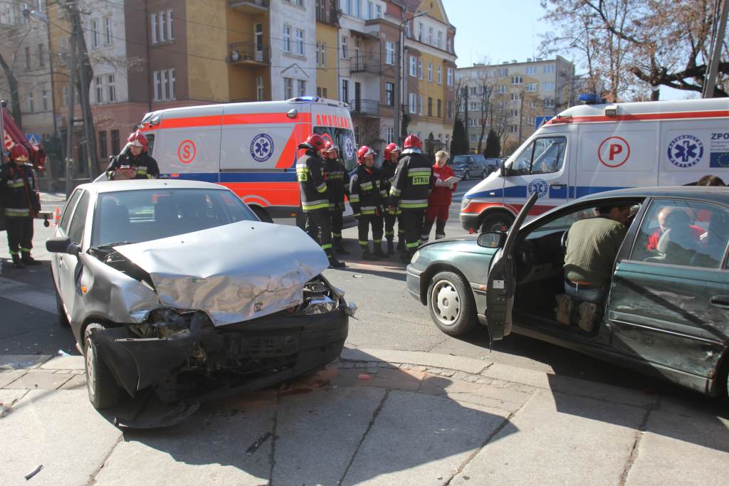 Wypadek na ulicy Hutników