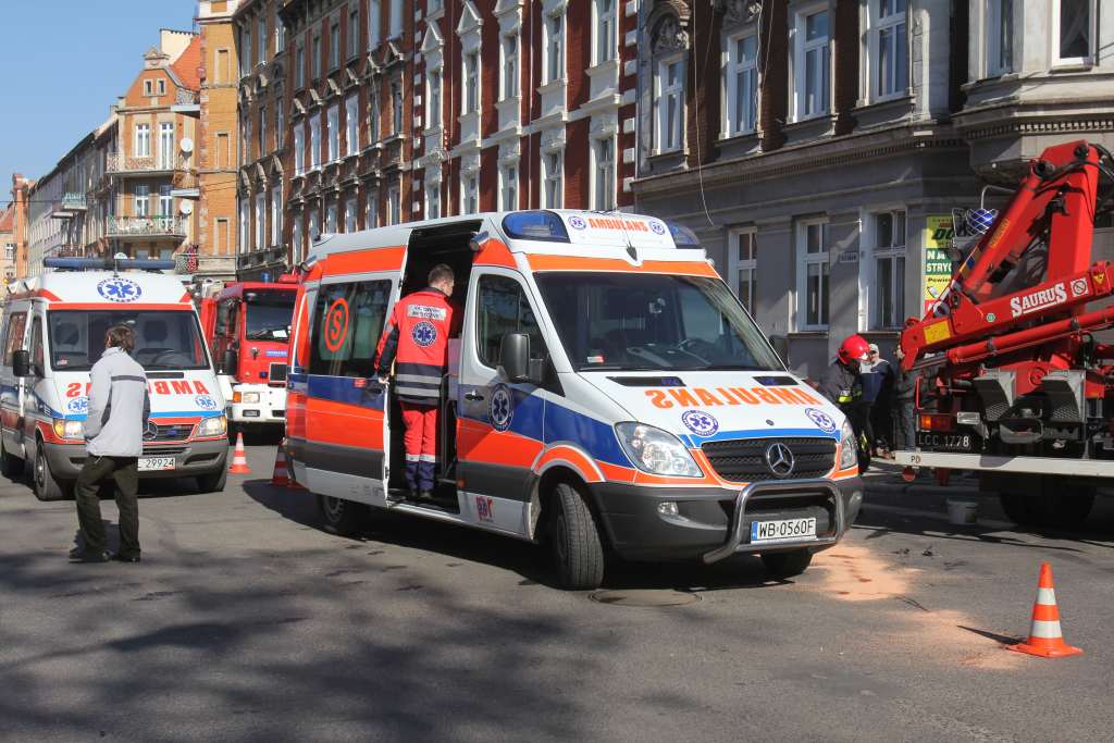Wypadek na ulicy Hutników