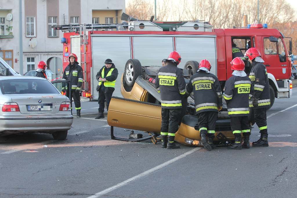 Wypadek na ulicy Leszczyńskiej