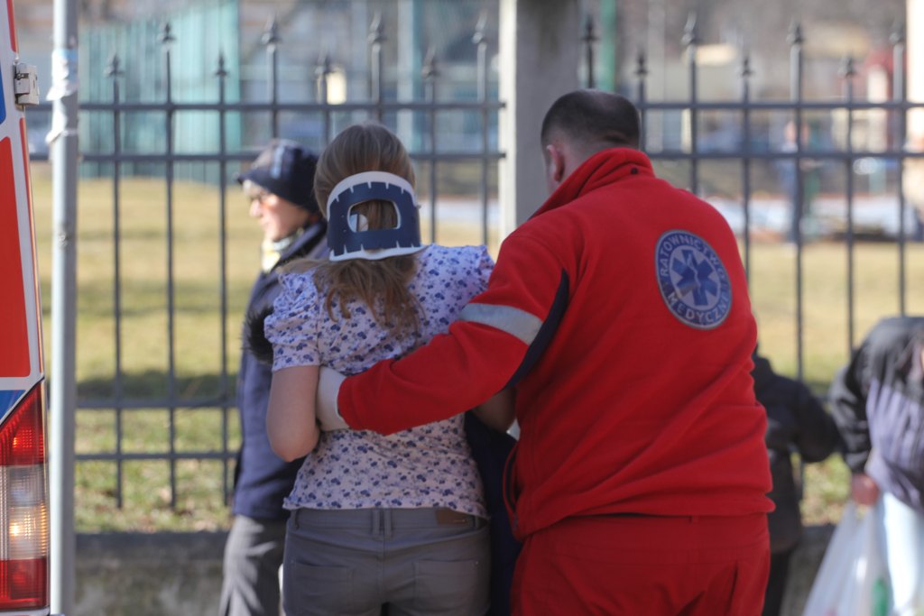 Wypadek na ulicy Hutników