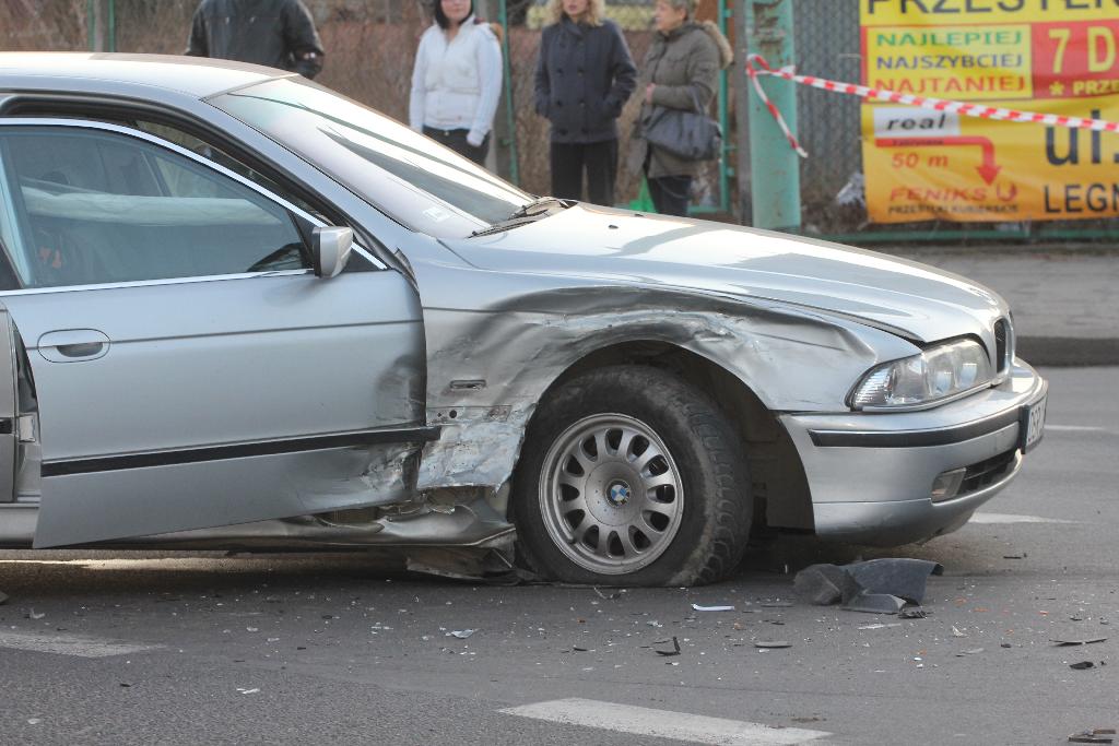 Wypadek na ulicy Leszczyńskiej