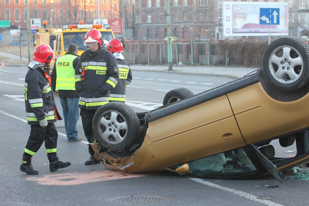 Wypadek na ulicy Leszczyńskiej