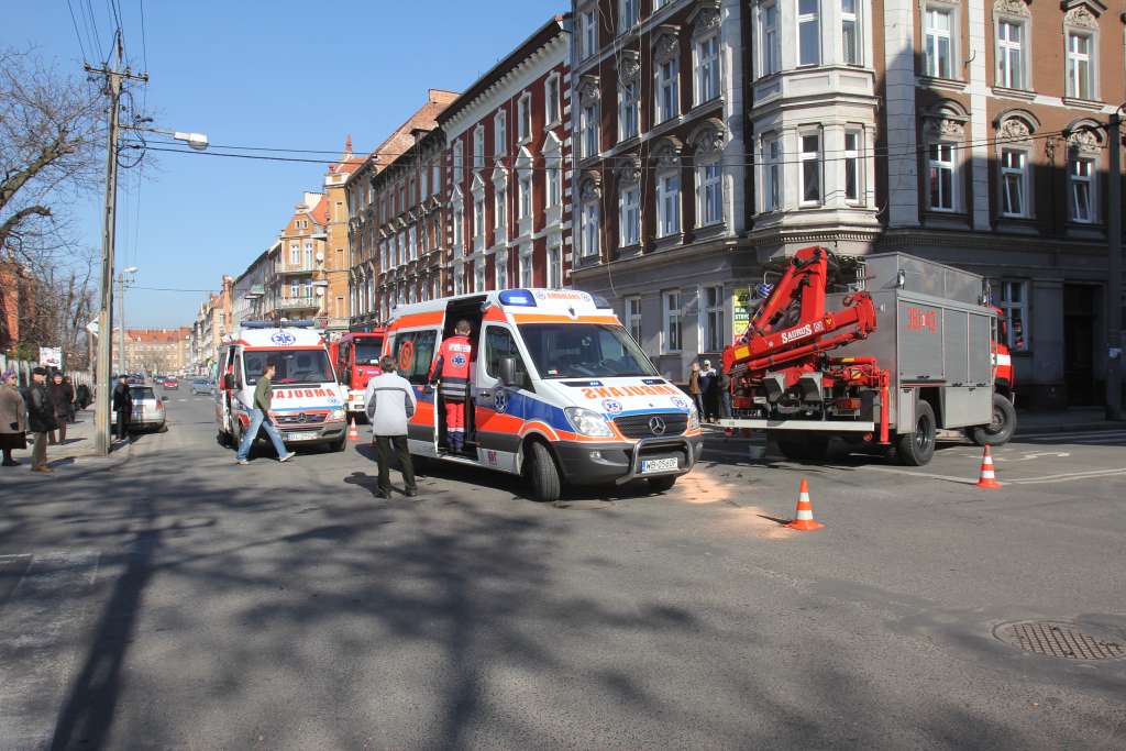 Wypadek na ulicy Hutników