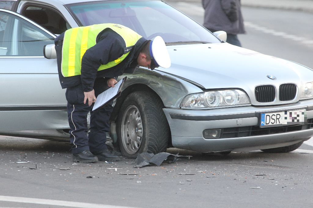 Wypadek na ulicy Leszczyńskiej