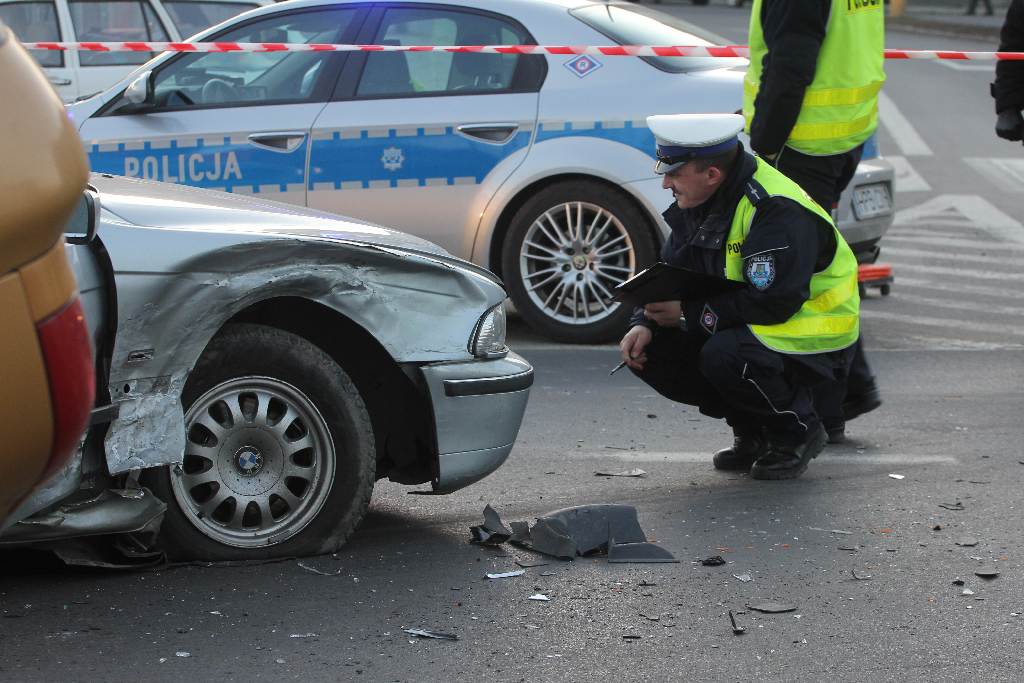 Wypadek na ulicy Leszczyńskiej
