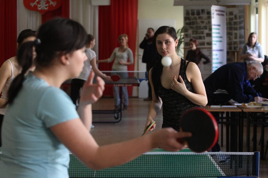 Finał strefy licealiady w tenisie stołowym