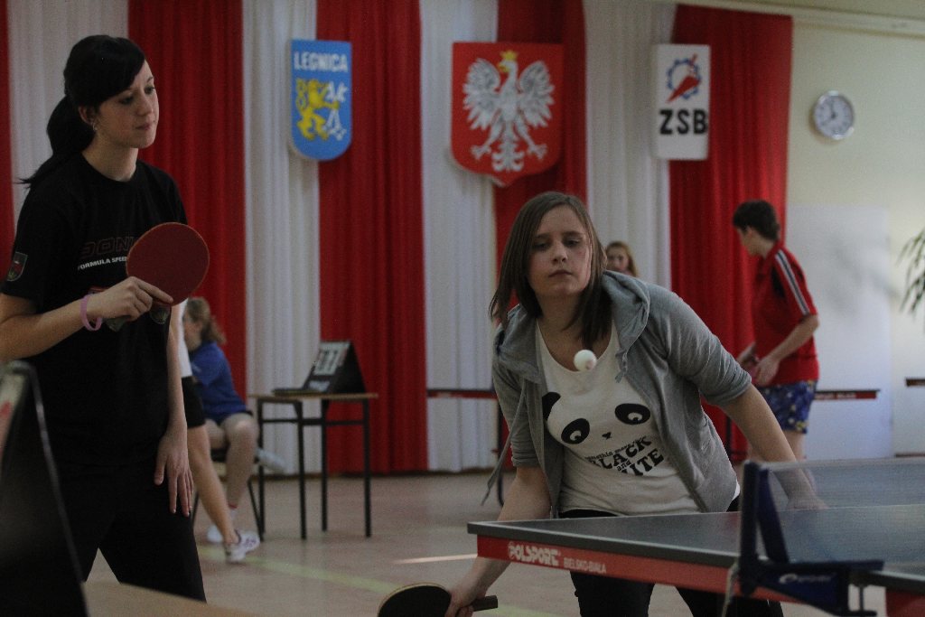 Finał strefy licealiady w tenisie stołowym