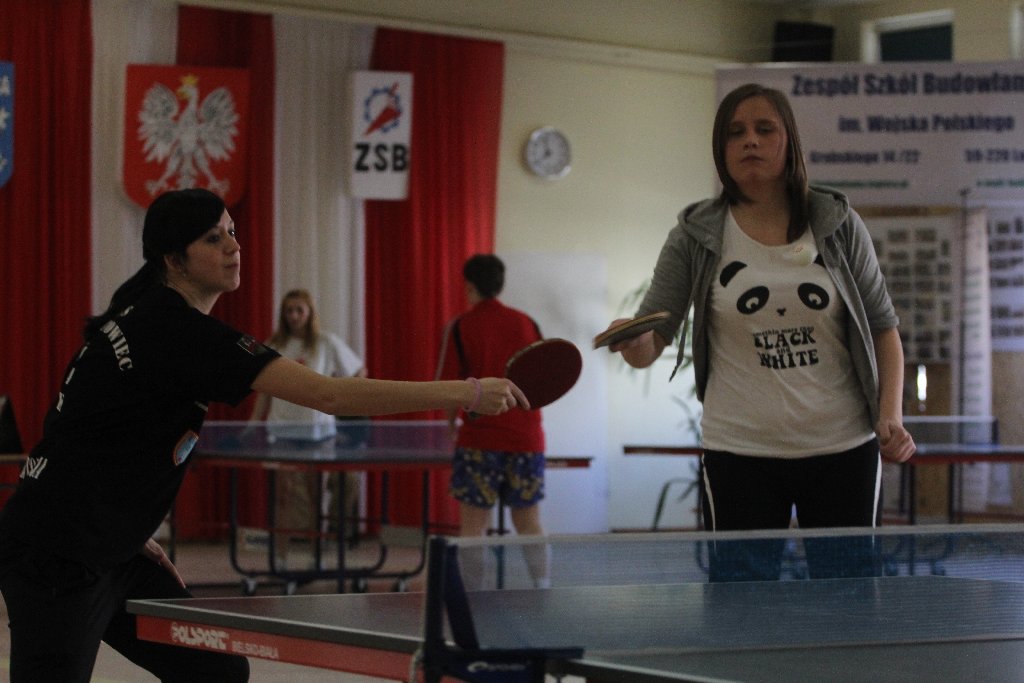 Finał strefy licealiady w tenisie stołowym