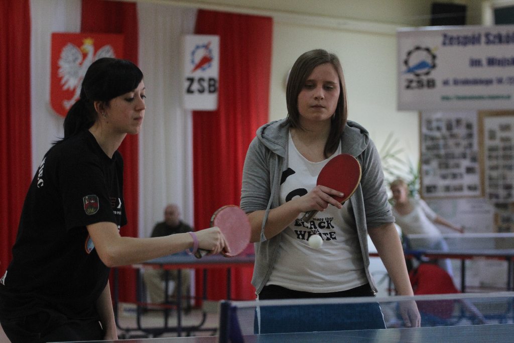 Finał strefy licealiady w tenisie stołowym