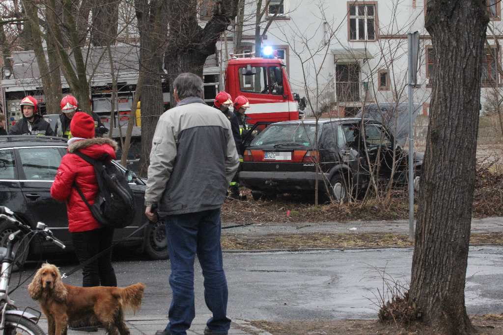 Zderzenie dwóch volkswagenów