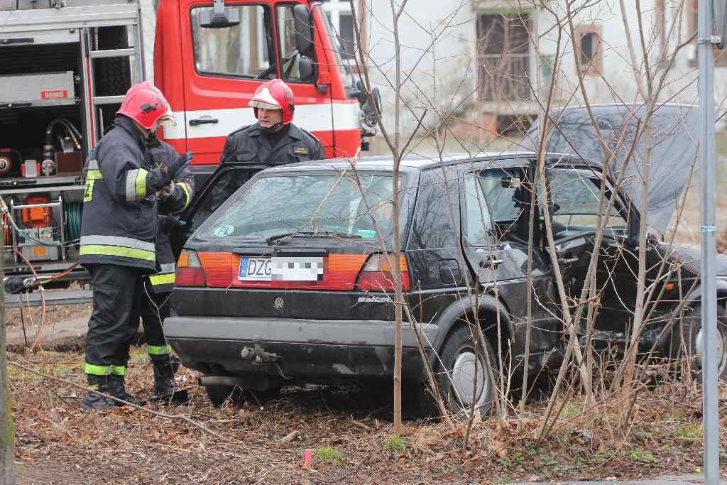 Zderzenie dwóch volkswagenów