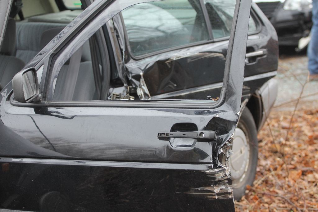 Zderzenie dwóch volkswagenów