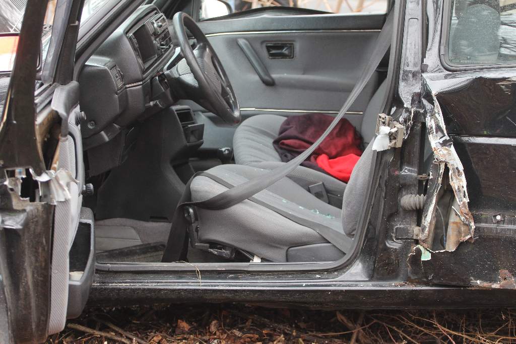 Zderzenie dwóch volkswagenów