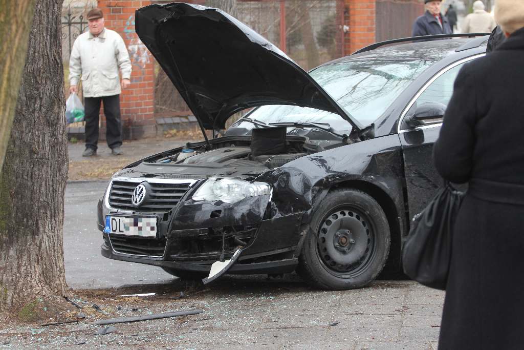 Zderzenie dwóch volkswagenów