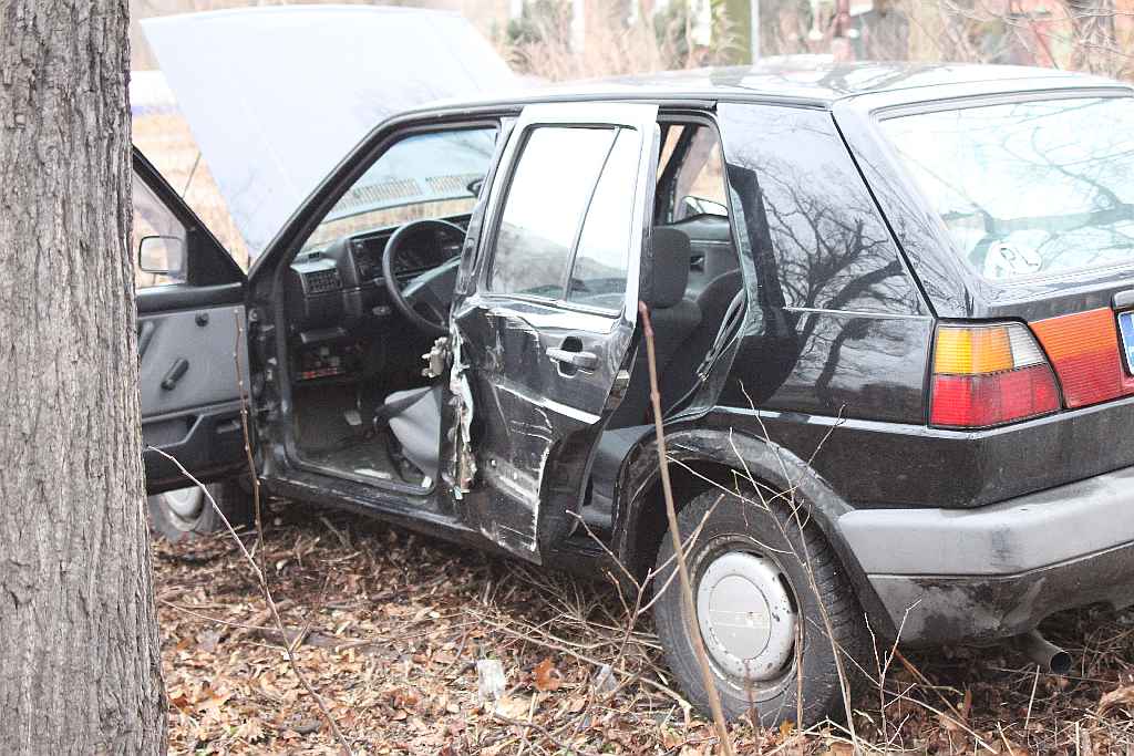 Zderzenie dwóch volkswagenów