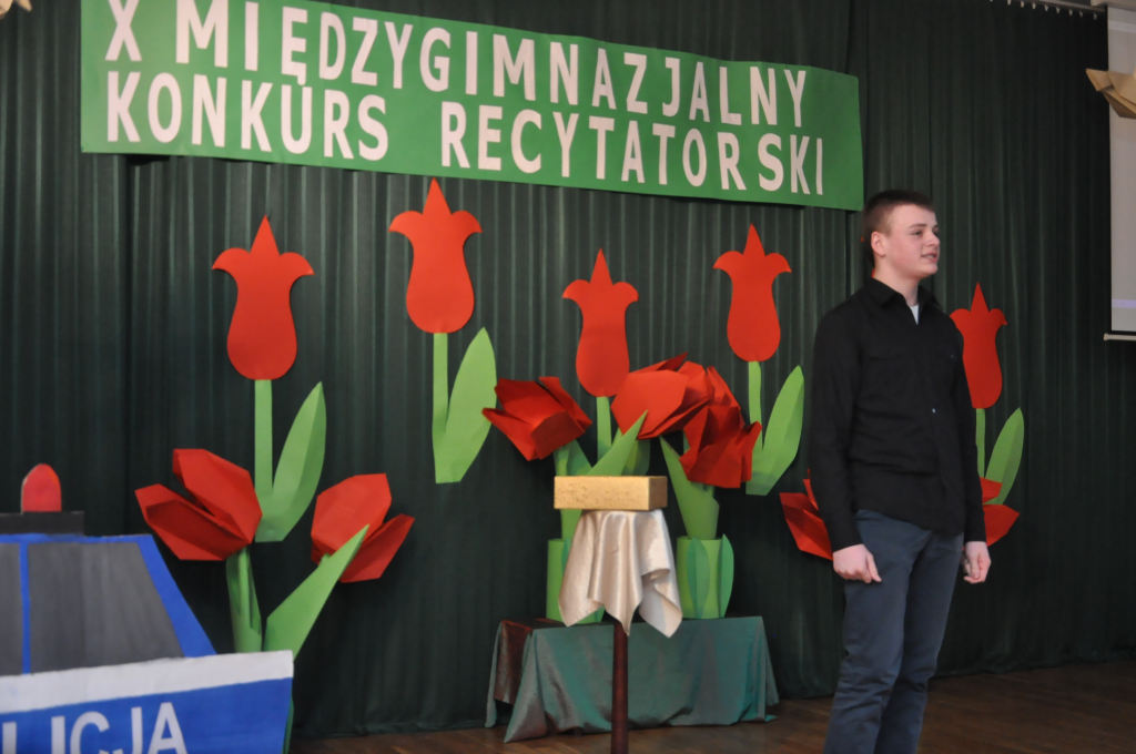 X Międzygimnazjalny Konkurs Recytatorski