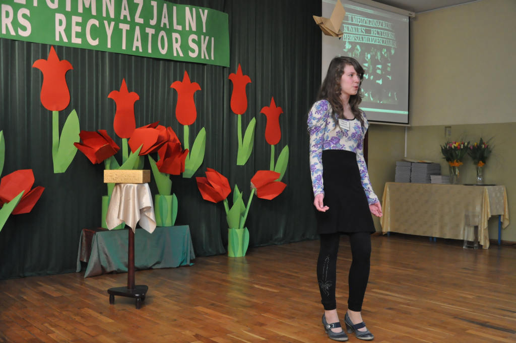 X Międzygimnazjalny Konkurs Recytatorski