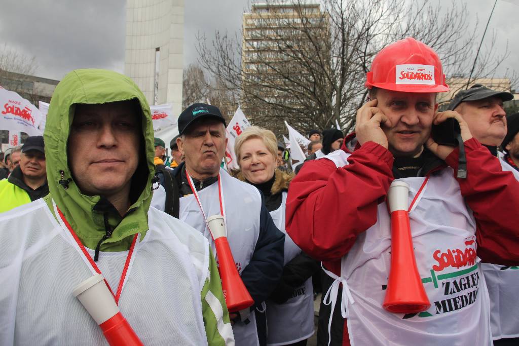 Manifestacja Solidarności w Warszawie