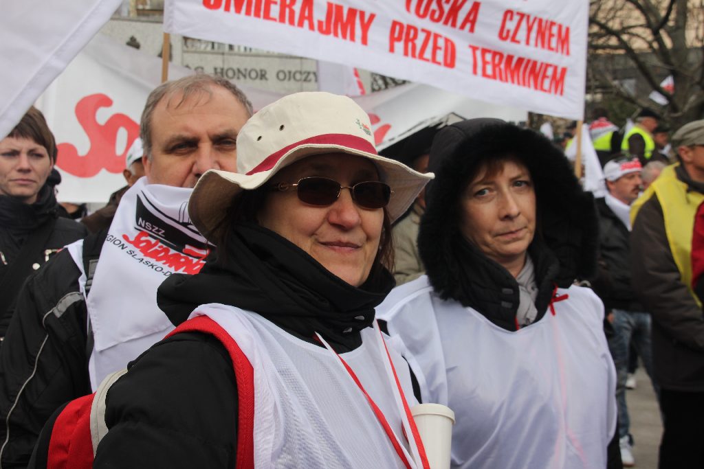 Manifestacja Solidarności w Warszawie