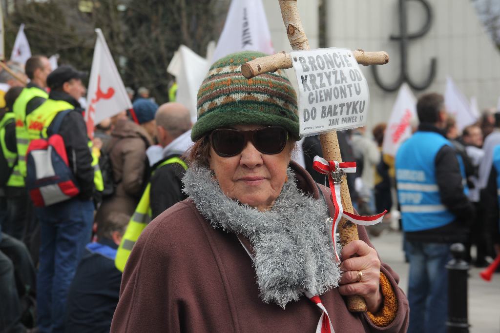 Manifestacja Solidarności w Warszawie