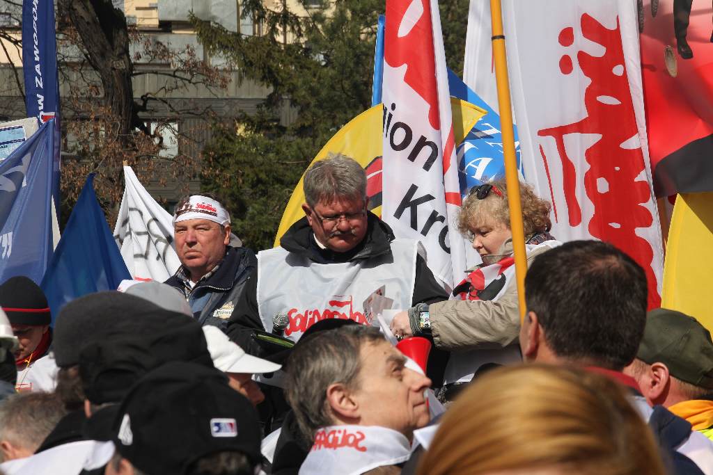 Manifestacja Solidarności w Warszawie