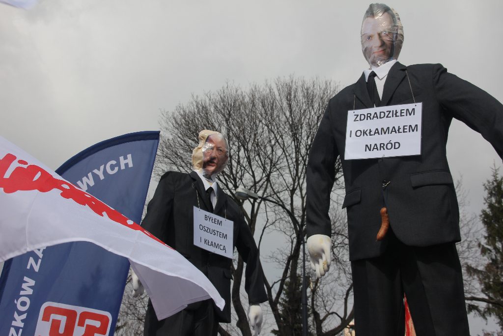 Manifestacja Solidarności w Warszawie