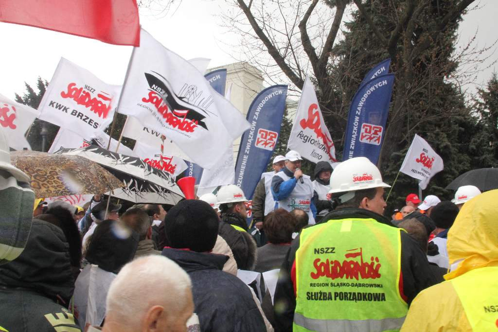 Manifestacja Solidarności w Warszawie