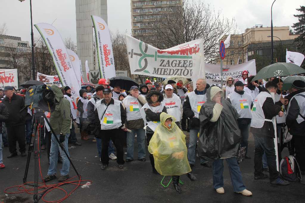 Manifestacja Solidarności w Warszawie