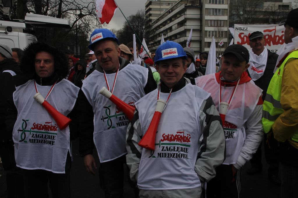 Manifestacja Solidarności w Warszawie
