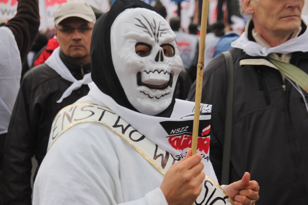 Manifestacja Solidarności w Warszawie