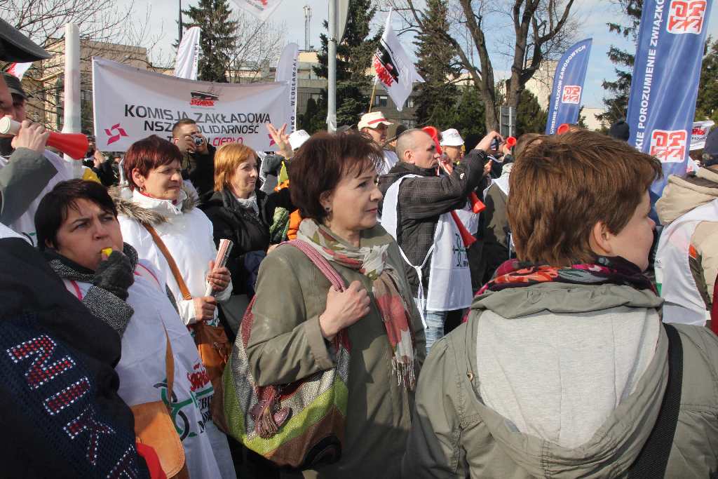 Manifestacja Solidarności w Warszawie