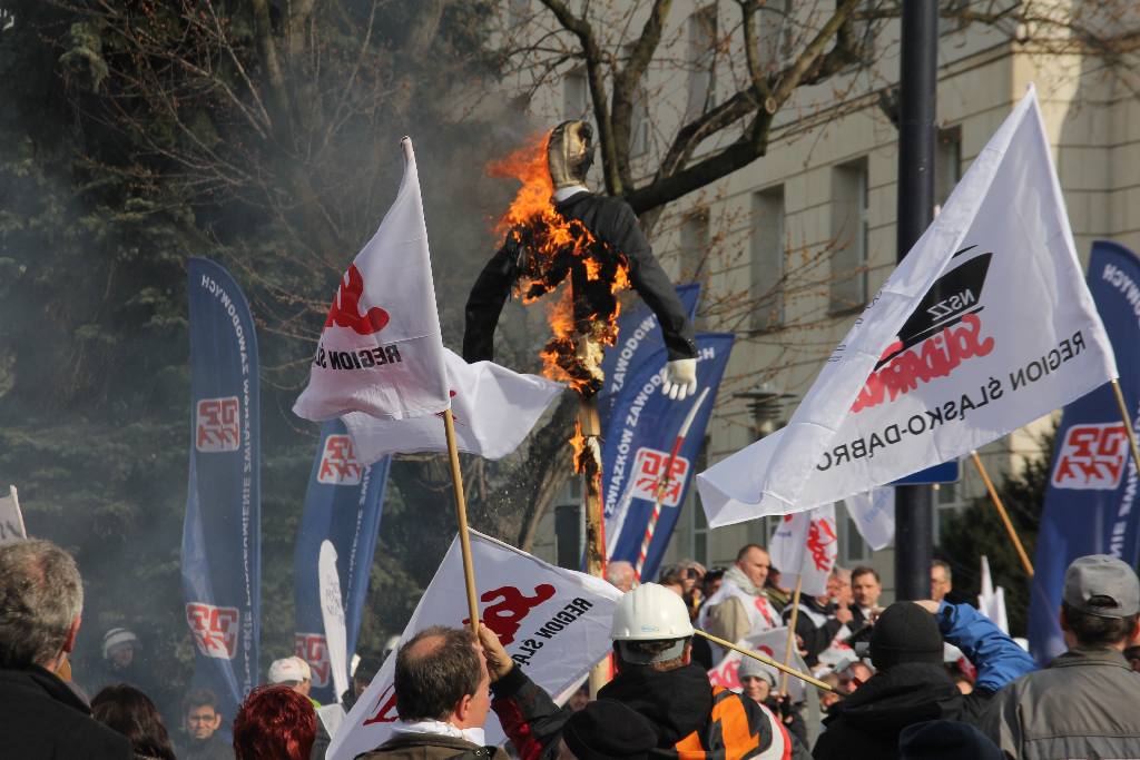 Manifestacja Solidarności w Warszawie