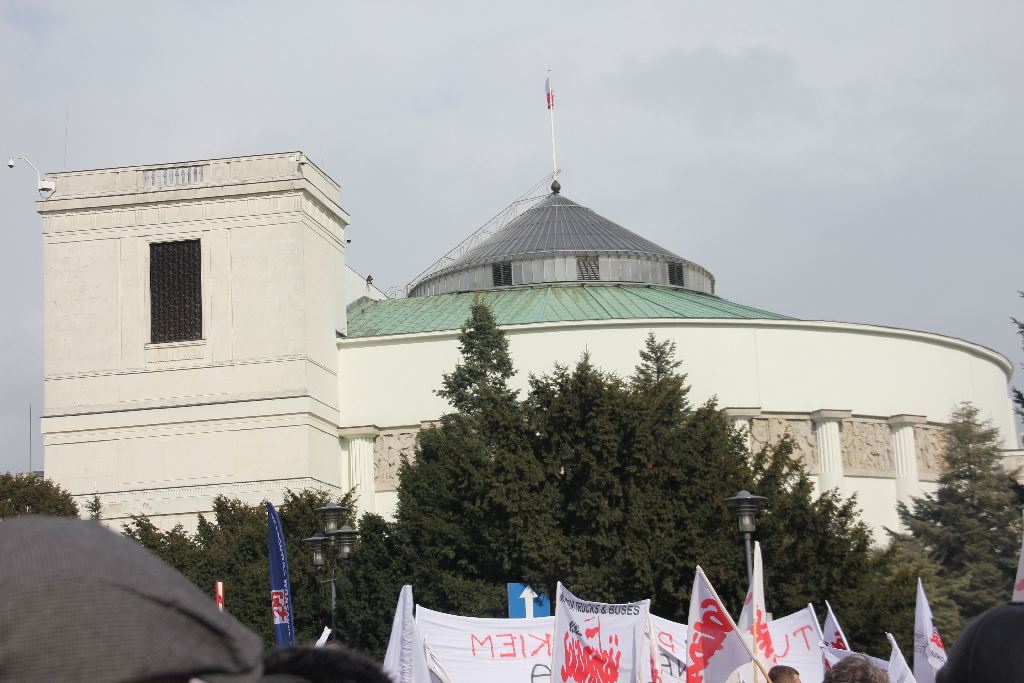 Manifestacja Solidarności w Warszawie