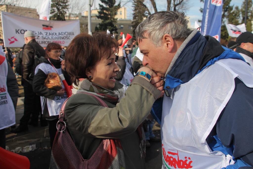 Manifestacja Solidarności w Warszawie