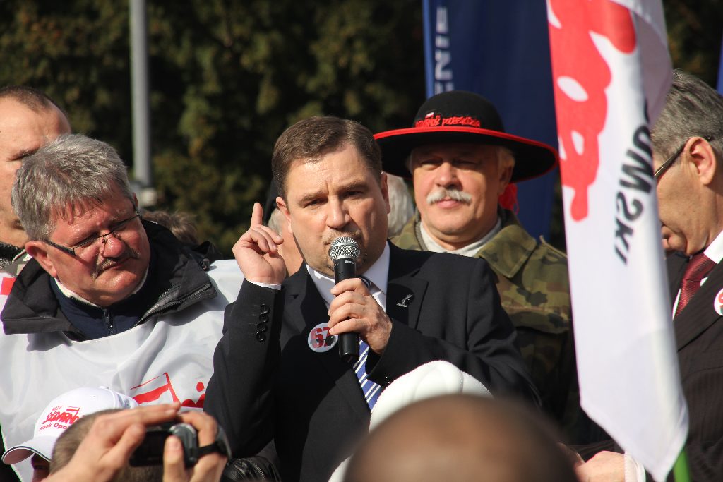 Manifestacja Solidarności w Warszawie