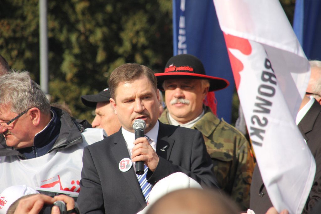 Manifestacja Solidarności w Warszawie