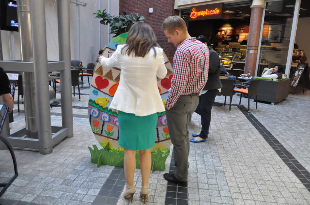 Kasia Cichopek i Marcin Mroczek w Galerii Piastów