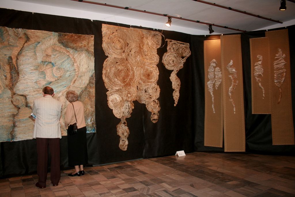 Tkaniny legniczanki w Muzeum Miedzi