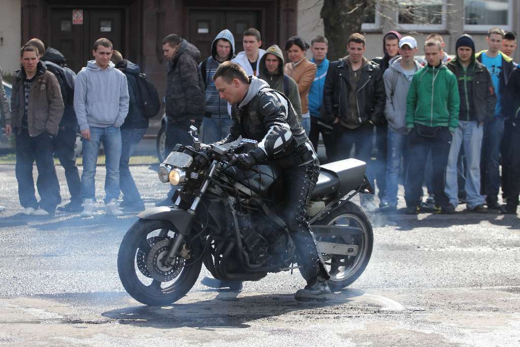 Dzień Motocyklowy w ZSS w Legnicy