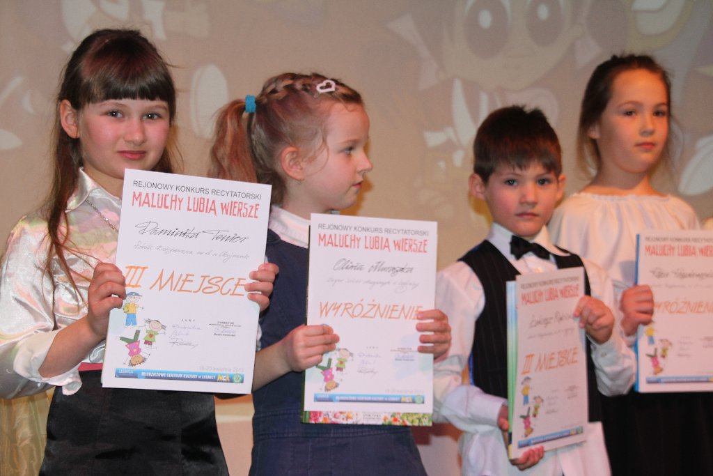 Konkurs recytatorski dla klas I