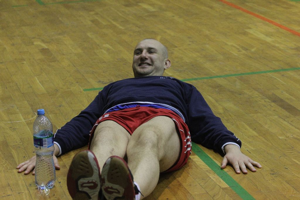 Trening piłkarzy ręcznych