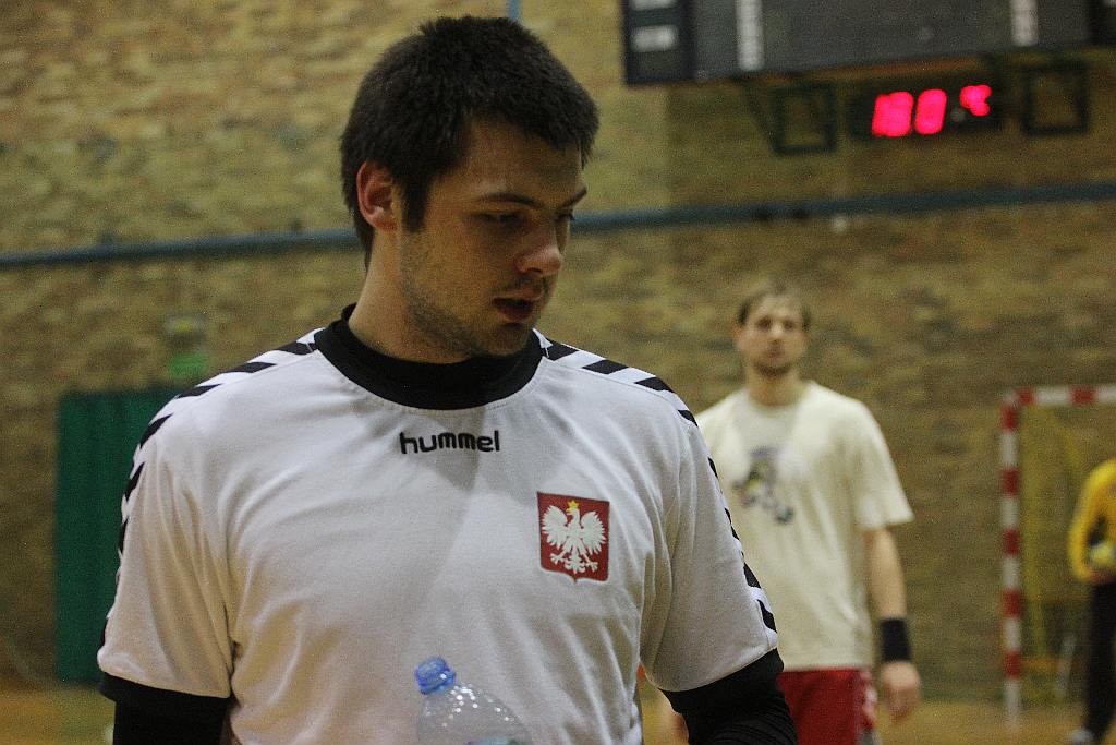 Trening piłkarzy ręcznych