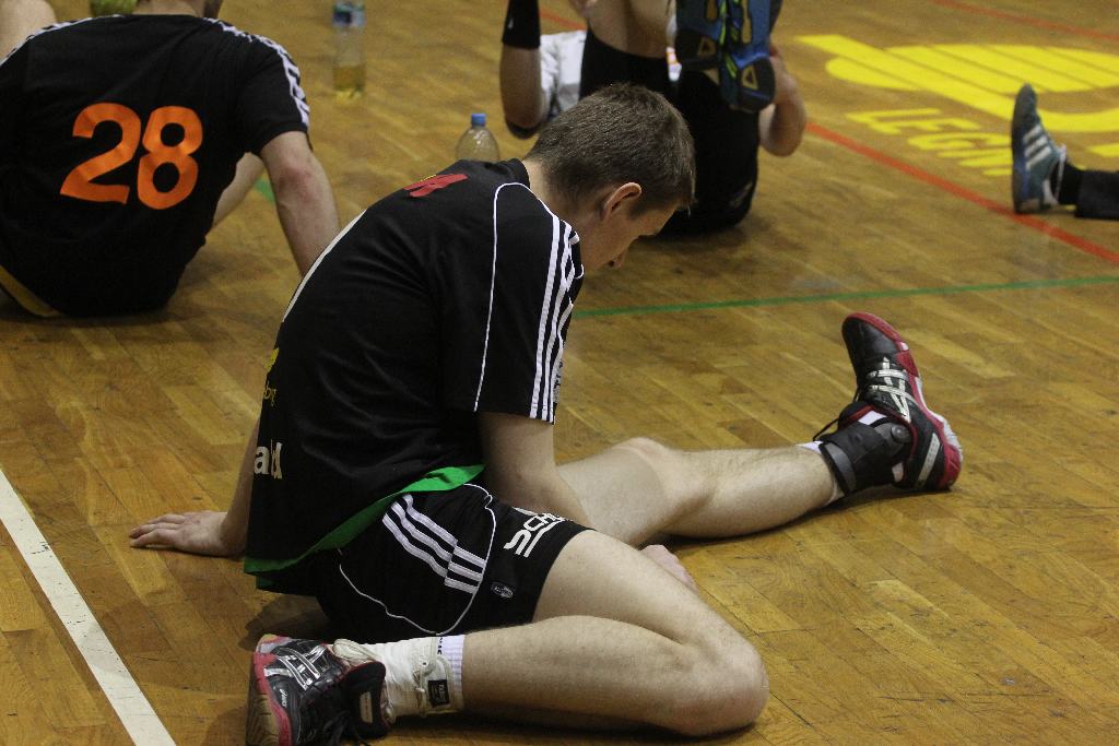 Trening piłkarzy ręcznych