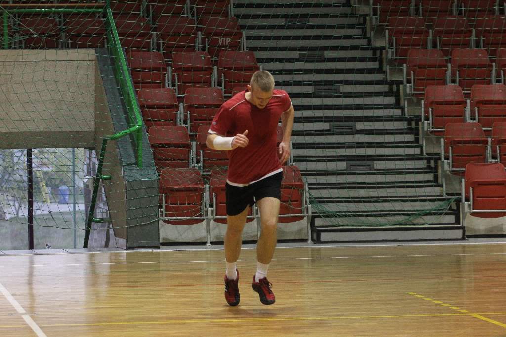 Trening piłkarzy ręcznych