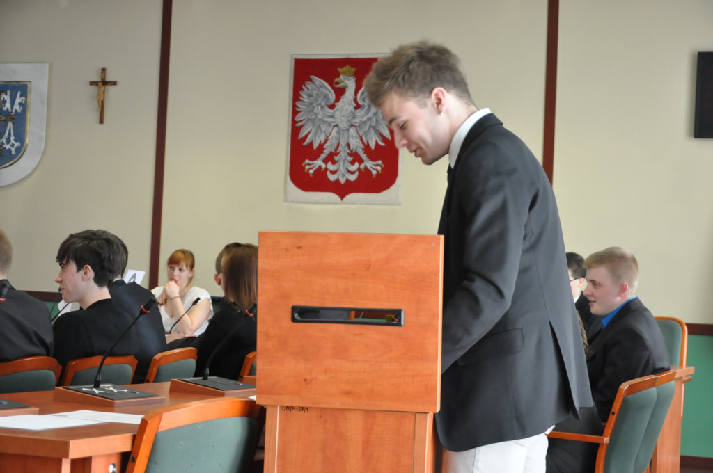 Uroczysta sesja Młodzieżowej Rady Miejskiej