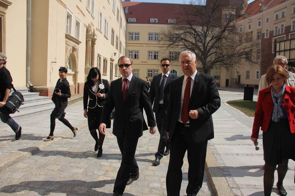 Bogdan Zdrojewski w Legnicy